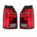 Πισινά Φανάρια Set Για Vw T6 15-20 Full Led Bar Κόκκινο/Crystal Carner Με Dynamic Φλας - Headlights - Xenon - Bulbs